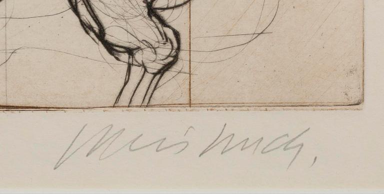CLAUDE WEISBUCH, litografi, signerad samt numrerad 96/200.