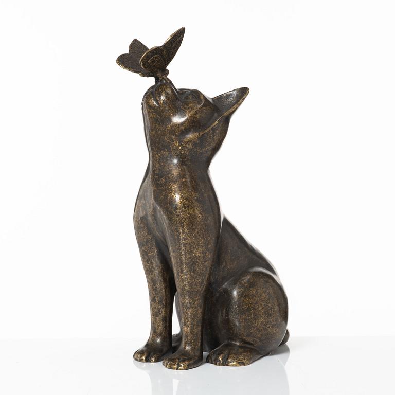 Dekorativ skulptur, brons, Fyrklövern.