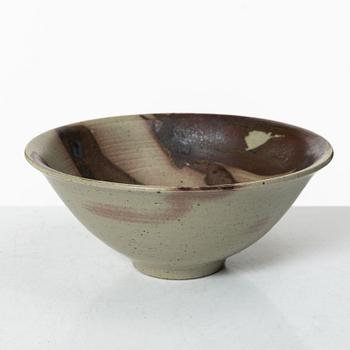 Carl-Harry Stålhane, two stoneware vases and a bowl, Designhuset, Lidköping.