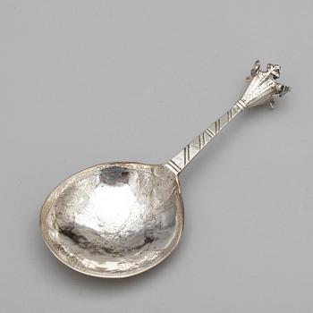 BRÄNNVINSSKED, silver, Niclas Wiggman, Kalmar 1764. Vikt ca 29 gram.