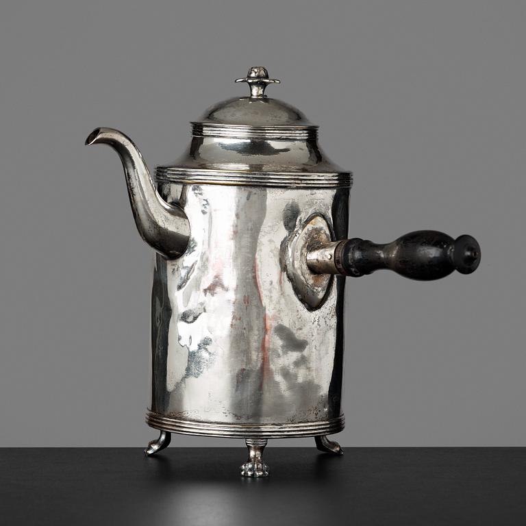 A late Gustavian circa 1800 coffee-pot.