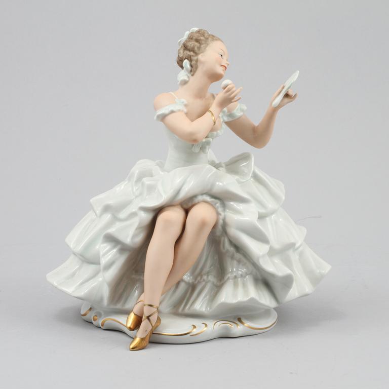 FIGURIN, porslin, Wallendorfer, Tyskland, 1900-tal.