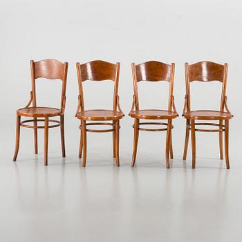 A SET OF 4 CHAIRS, early 20th century.