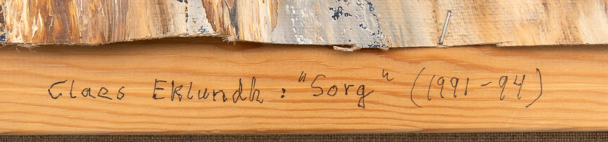 Claes Eklundh,  "Sorg".