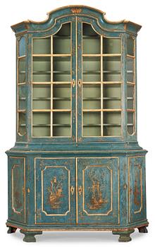 1454. A Swedish Rococo 18th century cupboard.