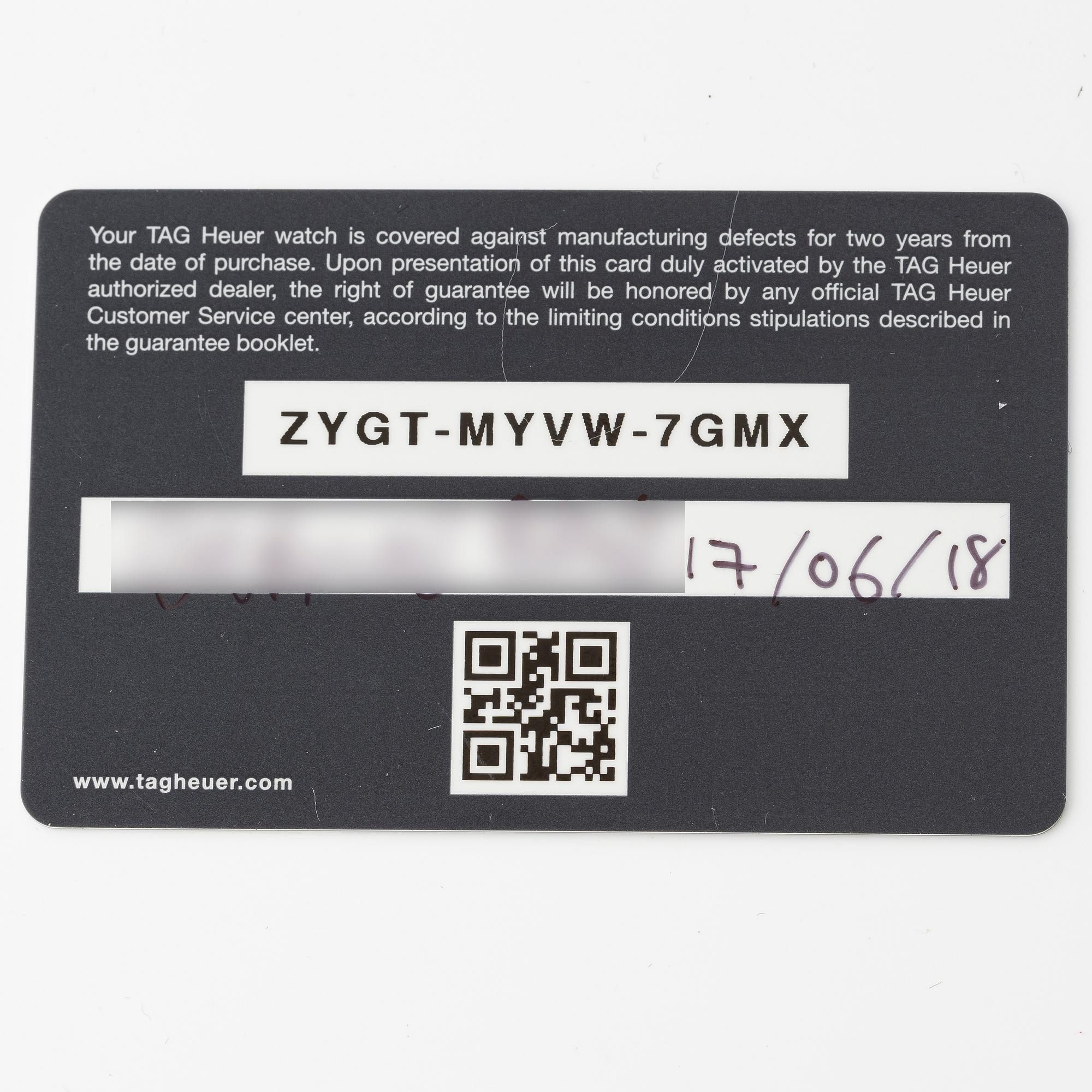 TAG Heuer, Carrera, Calibre 5 Automatic, wristwatch, 41 mm.