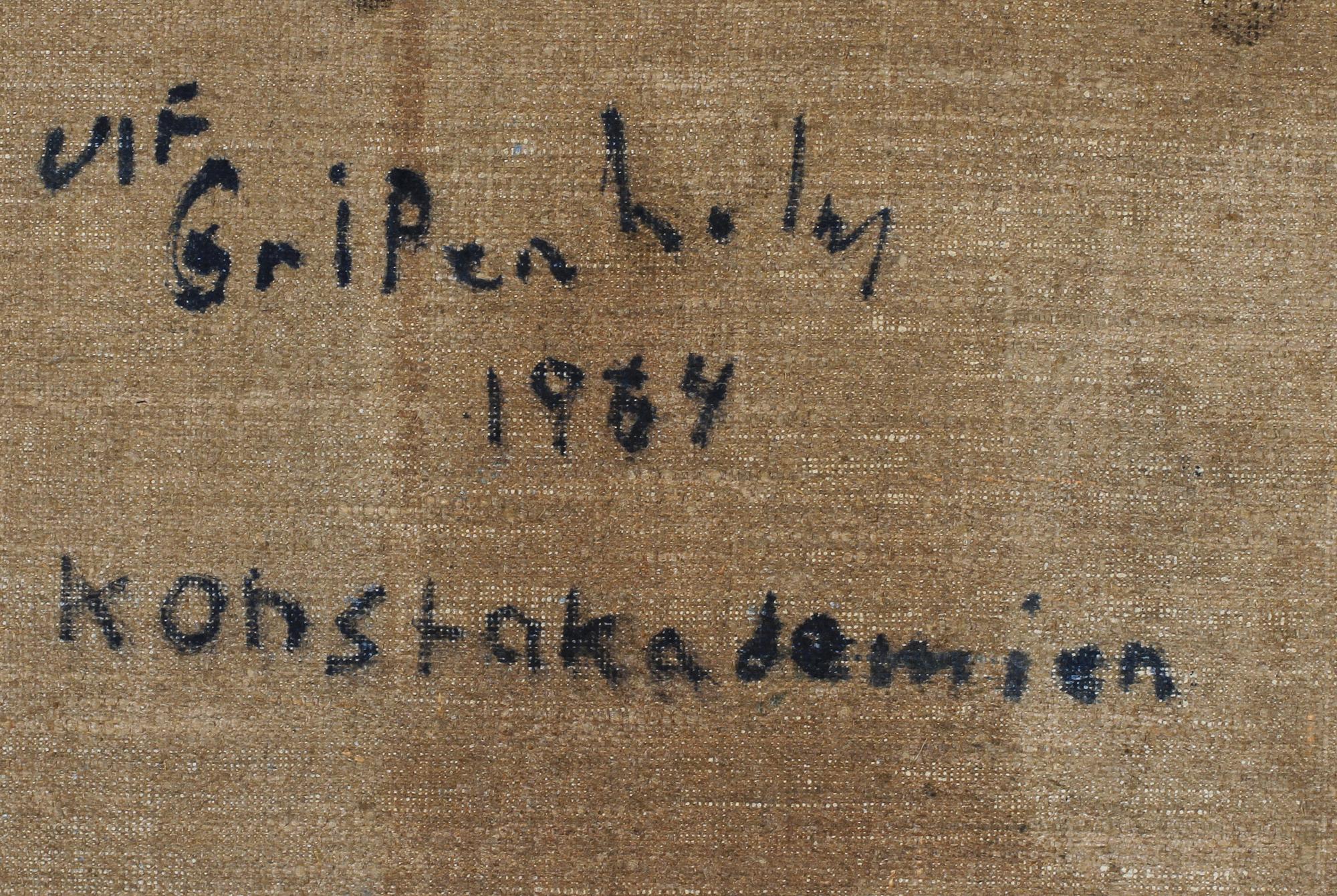 ULF GRIPENHOLM, olja på duk, sign och dat 1964.