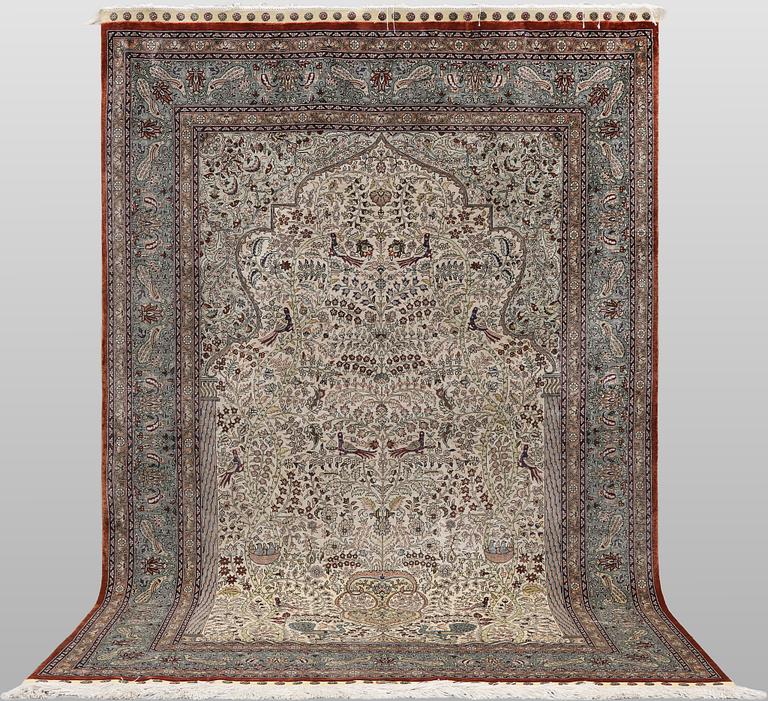 Matta, Orientalisk silke, 184 x 124 cm.