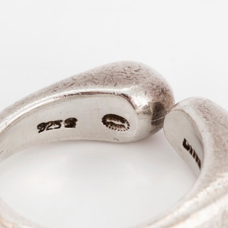 AGNETE DINESEN, ring, sterlingsliver, Georg Jensen, Danmark.