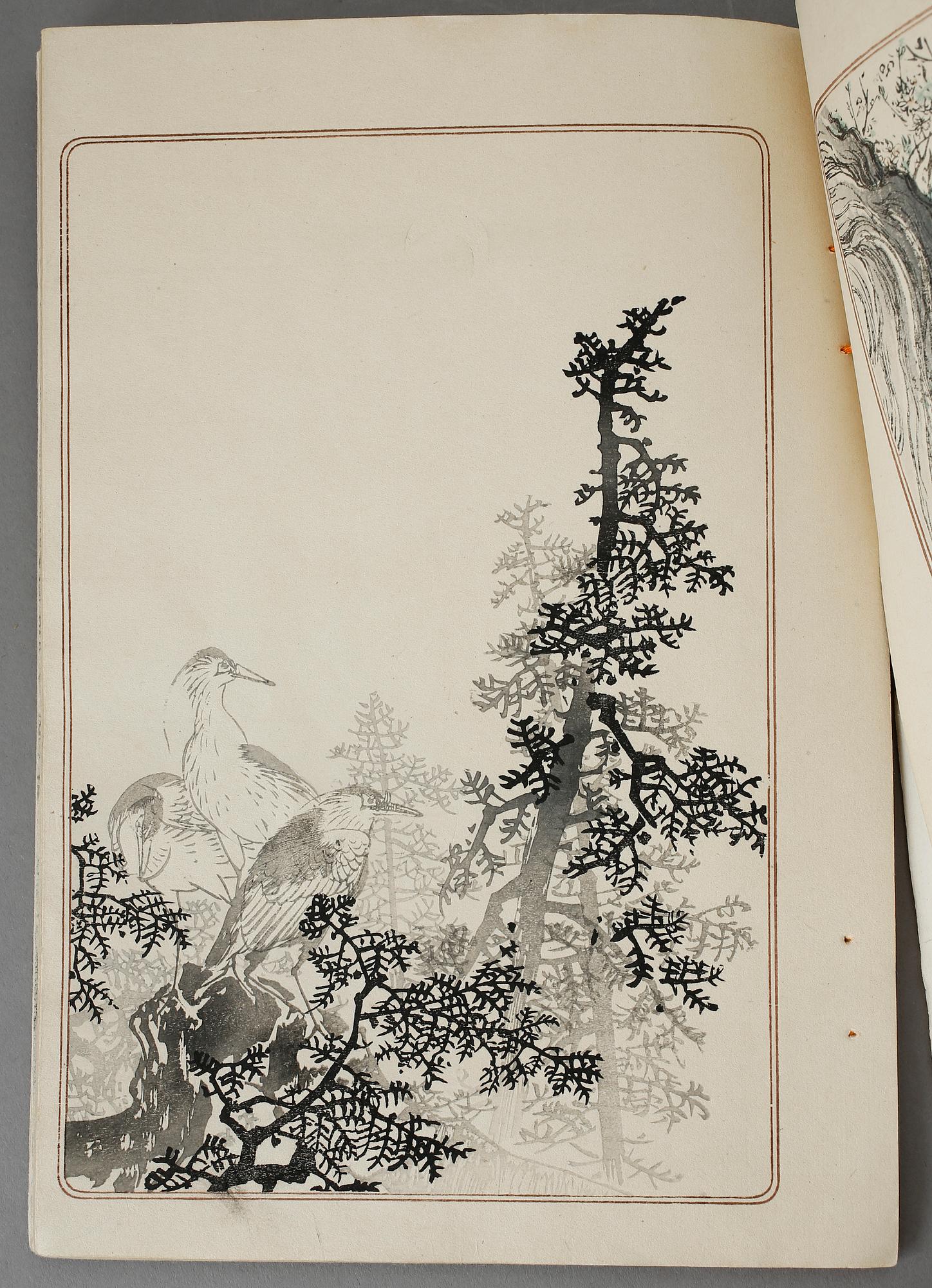 BOK, träsnitt, Korin, först utgiven 1886, senare utgåva 1915.