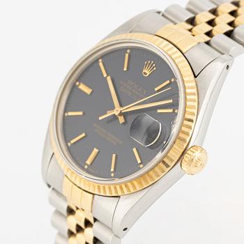 Rolex, Oyster Perpetual, Datejust, Chronometer, wristwatch, 36 mm.