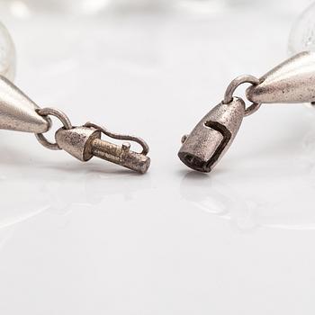 Björn Weckström, "Jibo", a serling silver and acrylic necklace, limited edition 29/50. Lapponia 2008.
