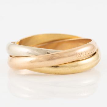 Cartier ring "Trinity" 18K guld.