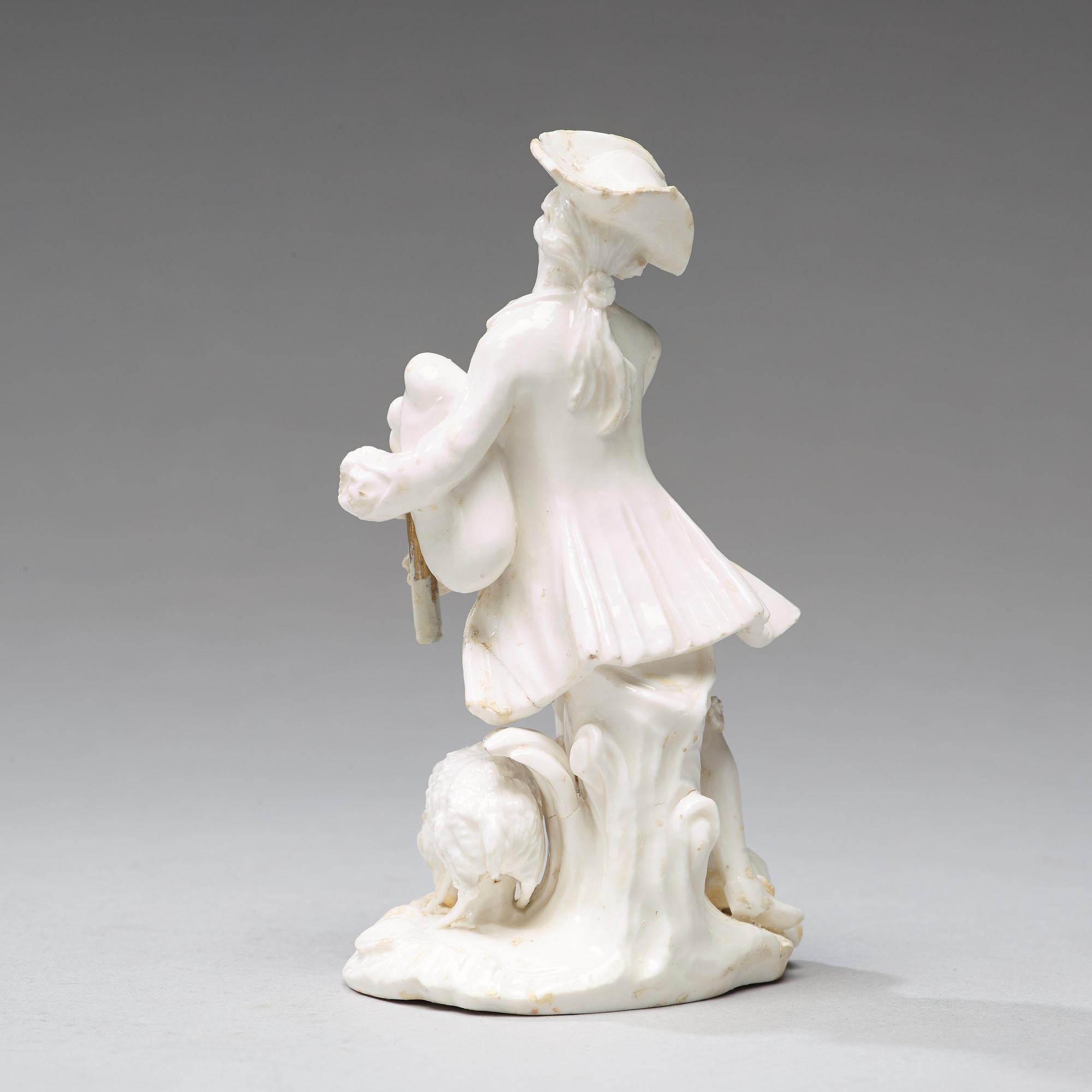 FIGURIN, mjukt porslin. Marieberg, Stens period (1769-1788).