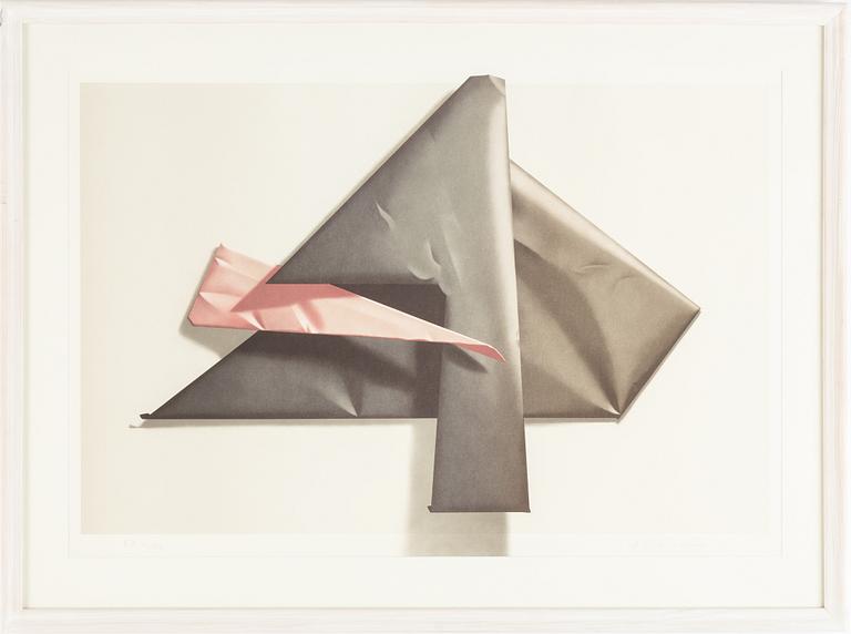 Yrjö Edelmann, färglitografi, 1993, signerad EA VII/XX.
