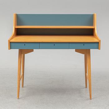 A "Ola-pulten" writing desk, designed by John Texmon for Blindheim Møbelfabrikk, in production from approx 1957.