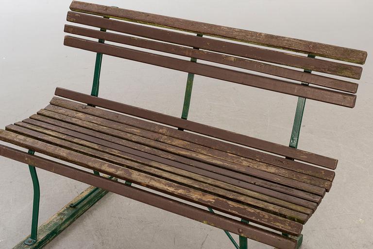 PARKBÄNK, 1900-talets första hälft.