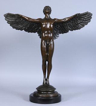 SKULPTUR, brons, märkt "A.A. Weinman". 1900-tal.