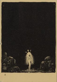 John Bauer, 'Den lilla prinsessan och trollet'.