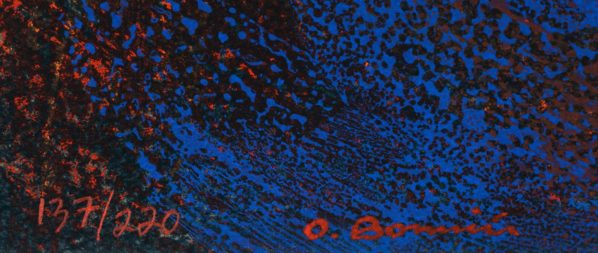 OLLE BONNIÉR, färglitografi, signerad och numrerad 137/220.