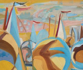 Tage Hedqvist, olja på duk, signerad och daterad 1945.