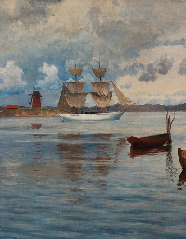 Johan Ericson, View from Marstrand towards Kvarnholmen.