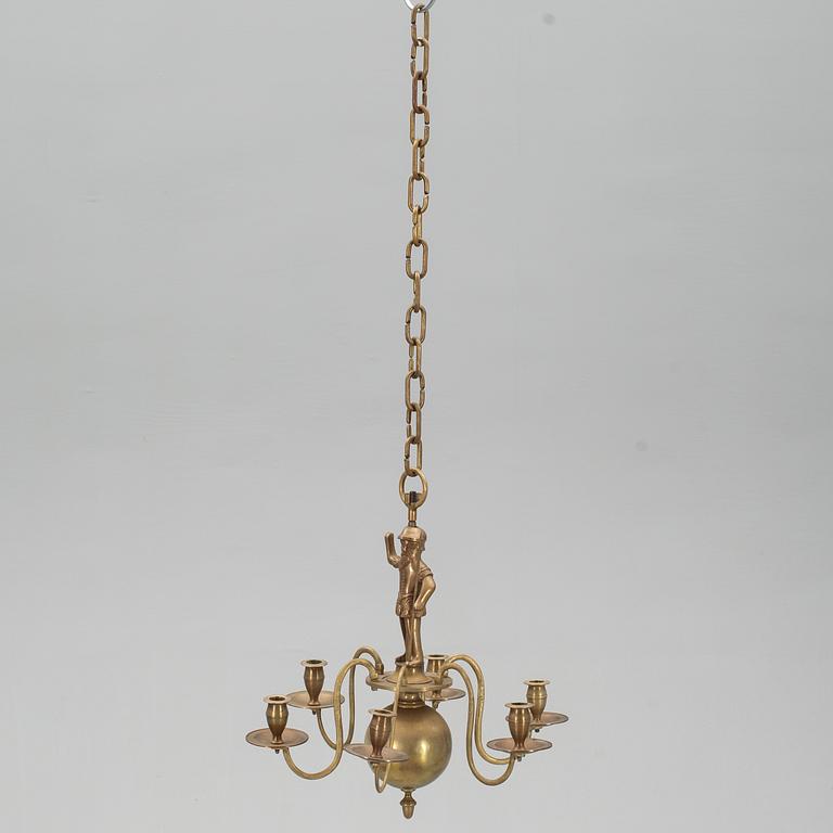 MALMKRONA, mässing, barockstil. 1900-talets mitt.
