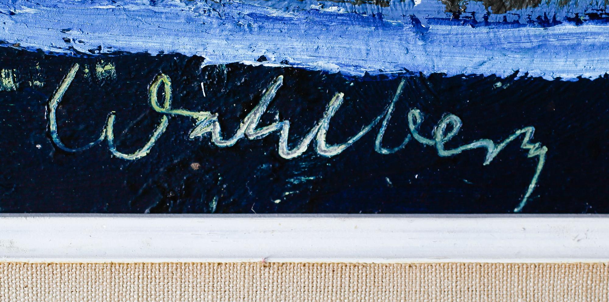 BERTIL WAHLBERG, olja på pannå, signerad.