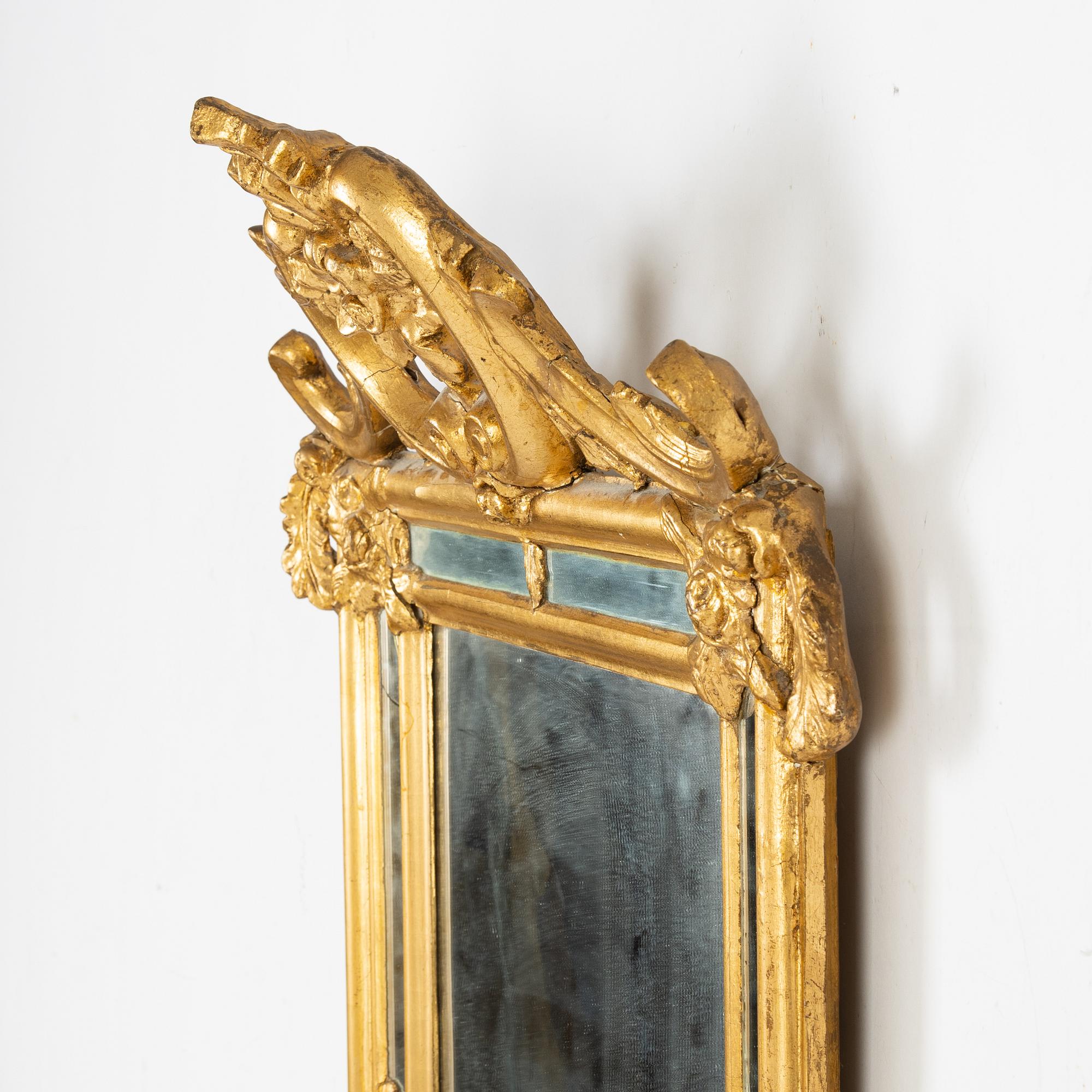 Spegel, rokokostil, 1800-tal.