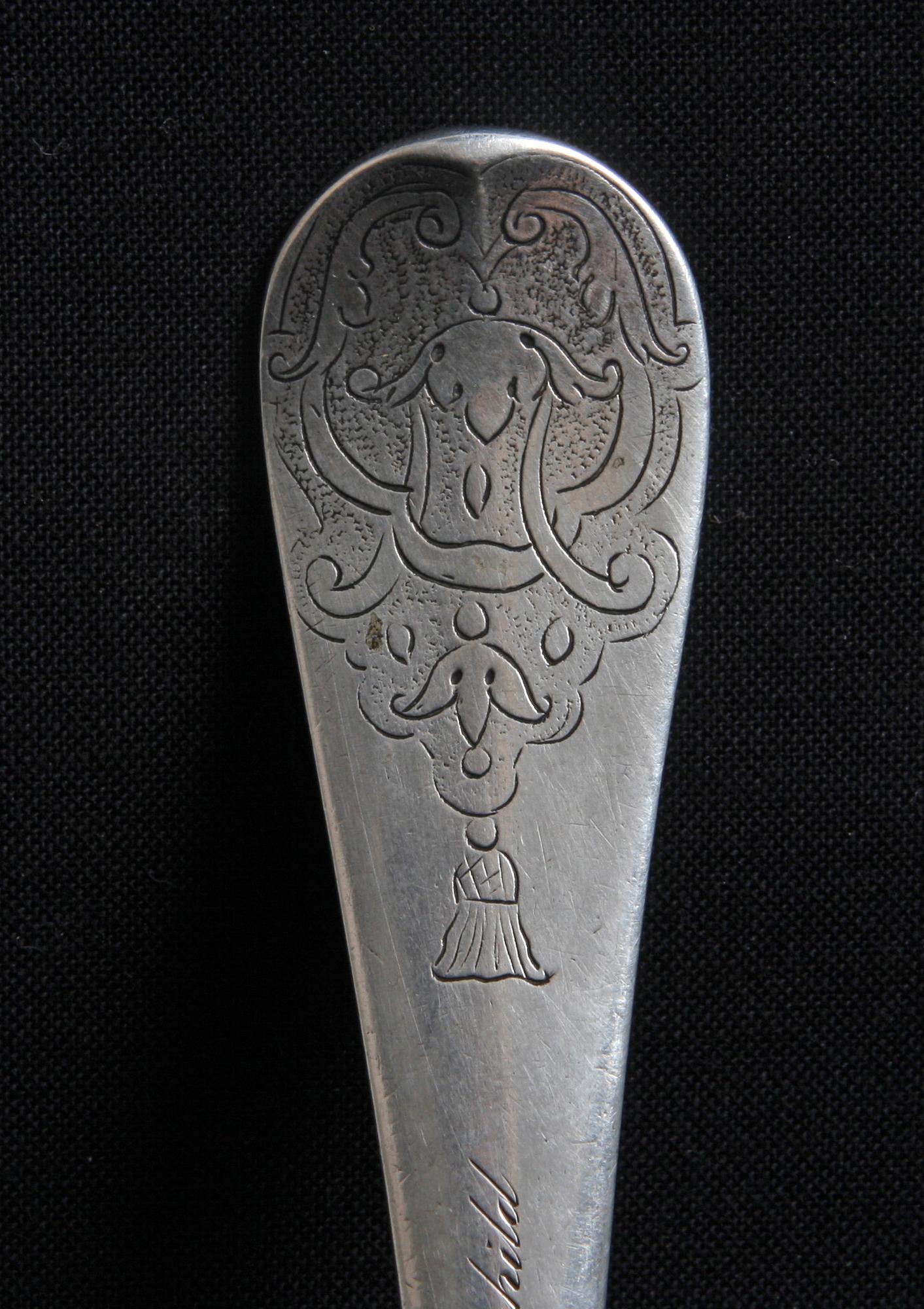 SKED, silver, okänd mästare, märkt 1735.