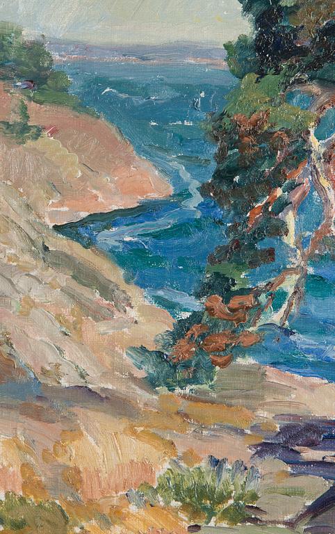 Santeri Salokivi, A Pine Tree on a Rocky Shore.