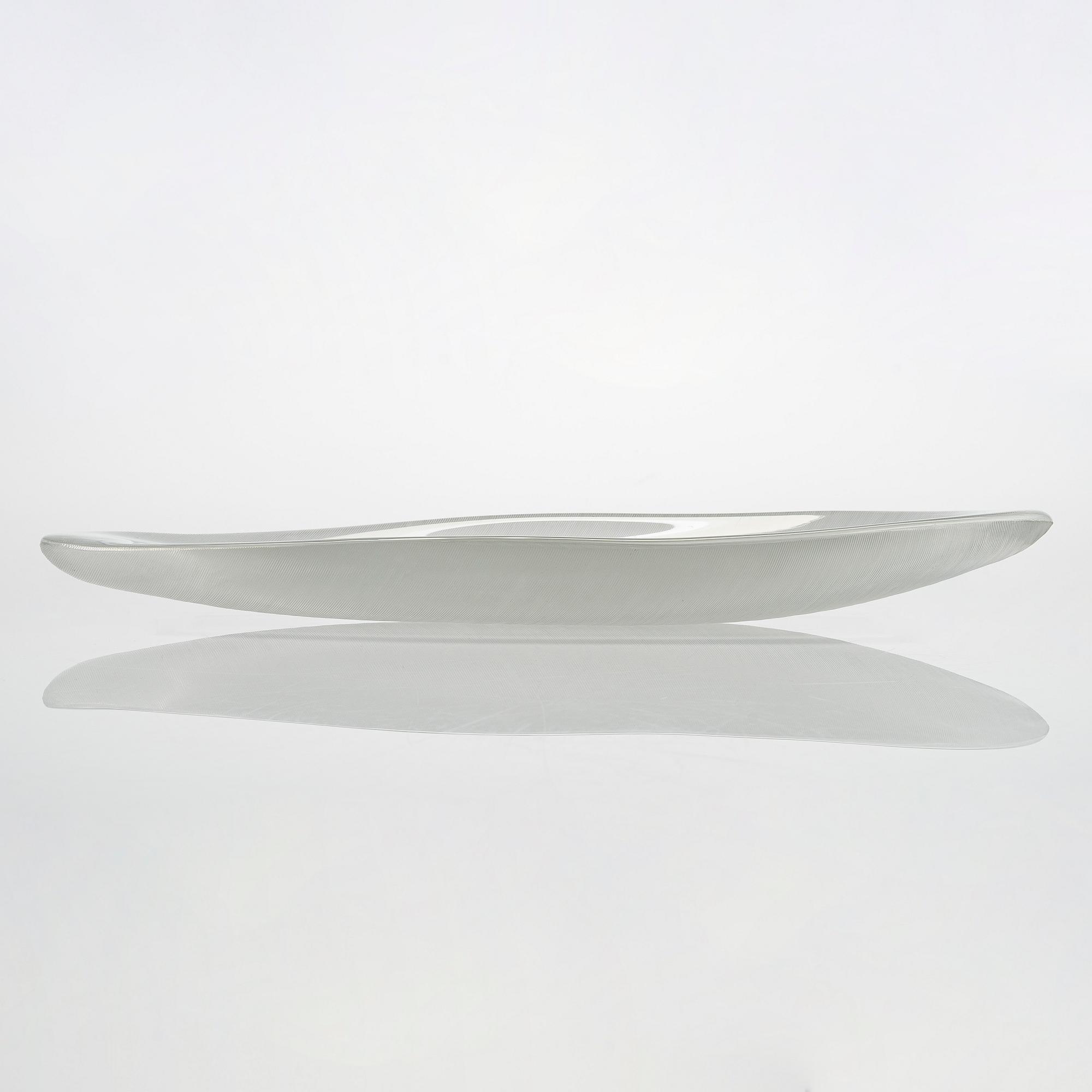 Tapio Wirkkala, a '3869' art object 'Feather' signed Tapio Wirkkala Iittala -55.