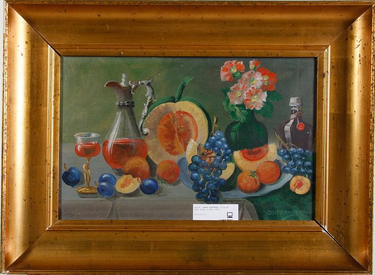 OKÄND KONSTNÄR, olja på duk, sign o dat 1916.