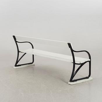 Garden bench / park bench Näfveqvarns Bruk, first half of the 20th century.