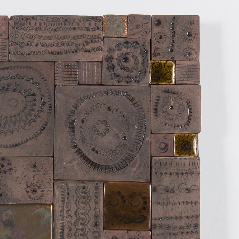 Rut Bryk, relief, signed a tergo.