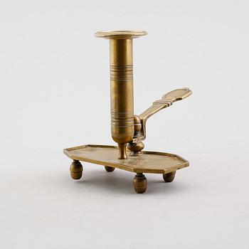 NATTLJUSSTAKE, mässing, 1700-tal.