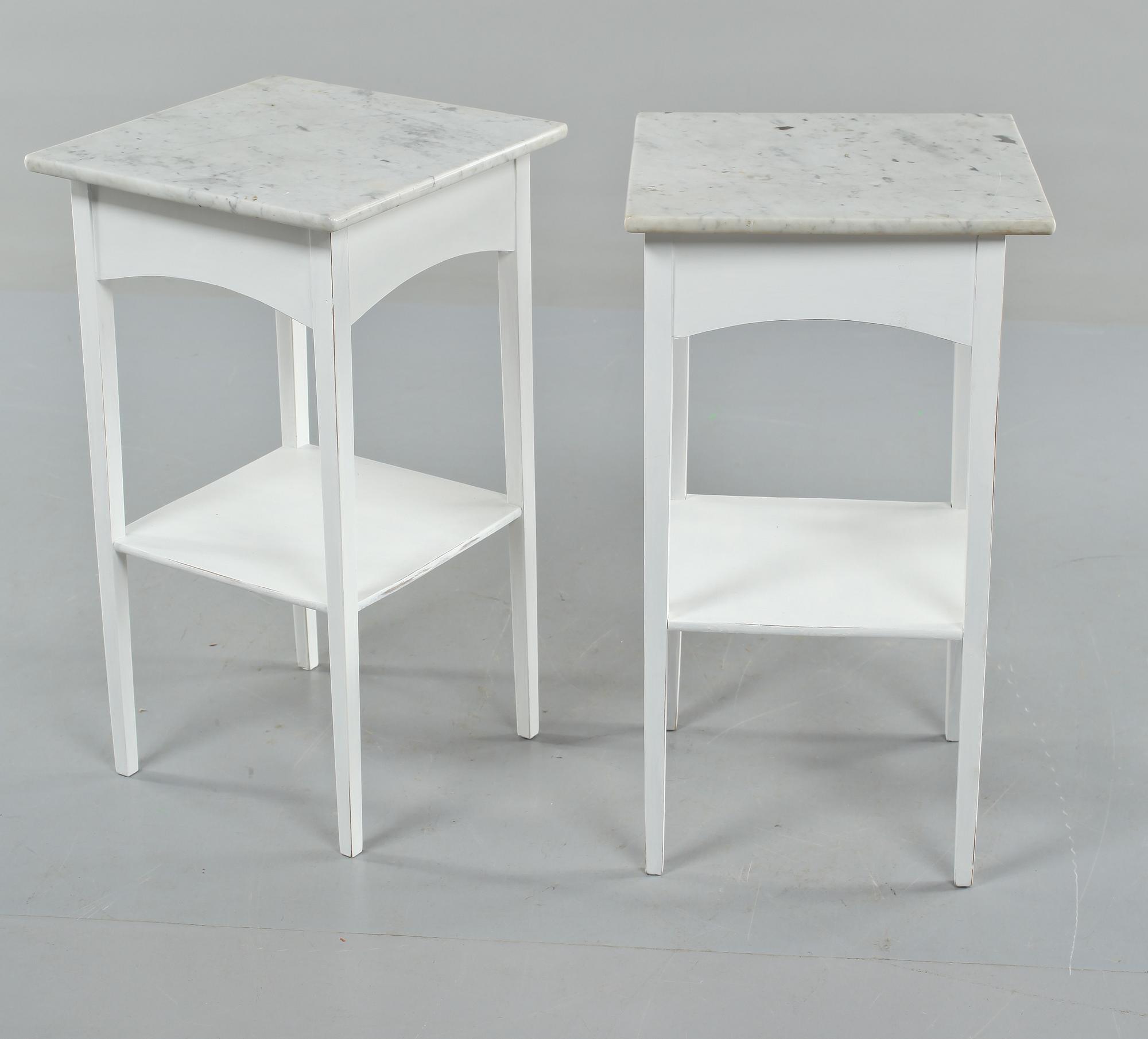 SÄNGBORD, ett par, 1900-talets första hälft.