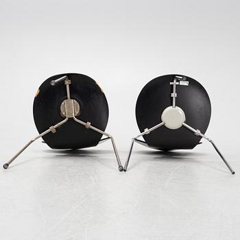 Arne Jacobsen, five 'Ant' chairs, Fritz Hansen, Denmark.