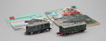 LOK, 2 st, Märklin samt BROSCHYRER 4 st.