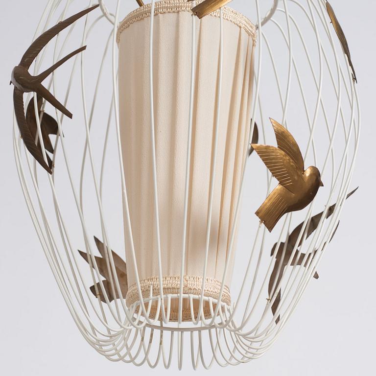 Hans Bergström, a ceiling lamp model "3", ateljé Lyktan, Åhus 1940s-50s.