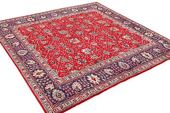 A Tabriz carpet, c. 302 x 294 cm.