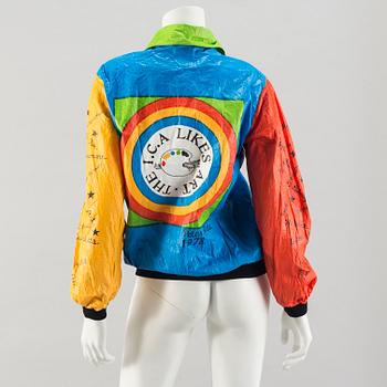 A Peter Blake jacket for I.C.A, 1978.