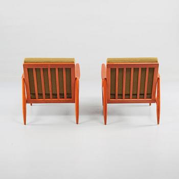 FÅTÖLJER, ett par, 1950/60-tal.
