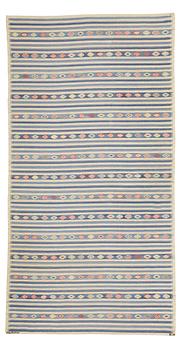 301. Barbro Nilsson, MATTO, "Blåbär, ljus", tapestry weave, ca 381,5 x 202,5 cm, signed AB MMF BN.