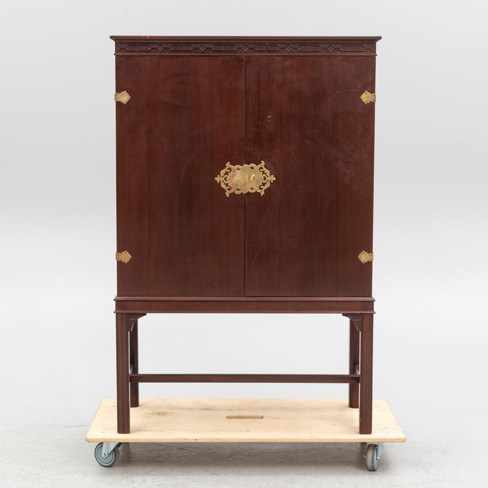 A chinoiserie bar cabinet from Nordiska Kompaniet, Sweden, 1950s.