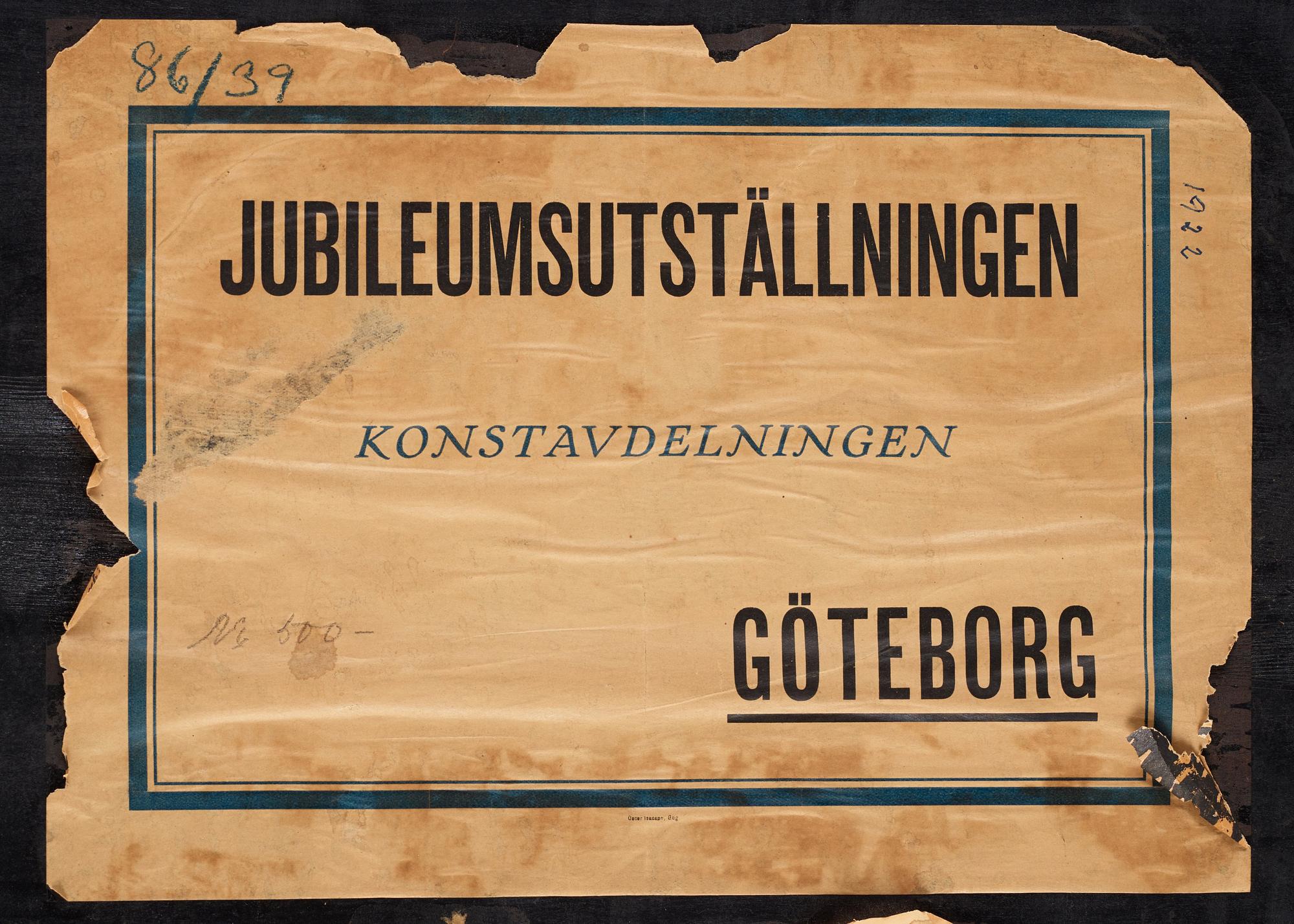 Eric Hallström, "Torget i Pistoja".