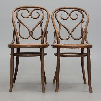 STOLAR, 2 st, troligen Thonet, 1900-talets början.