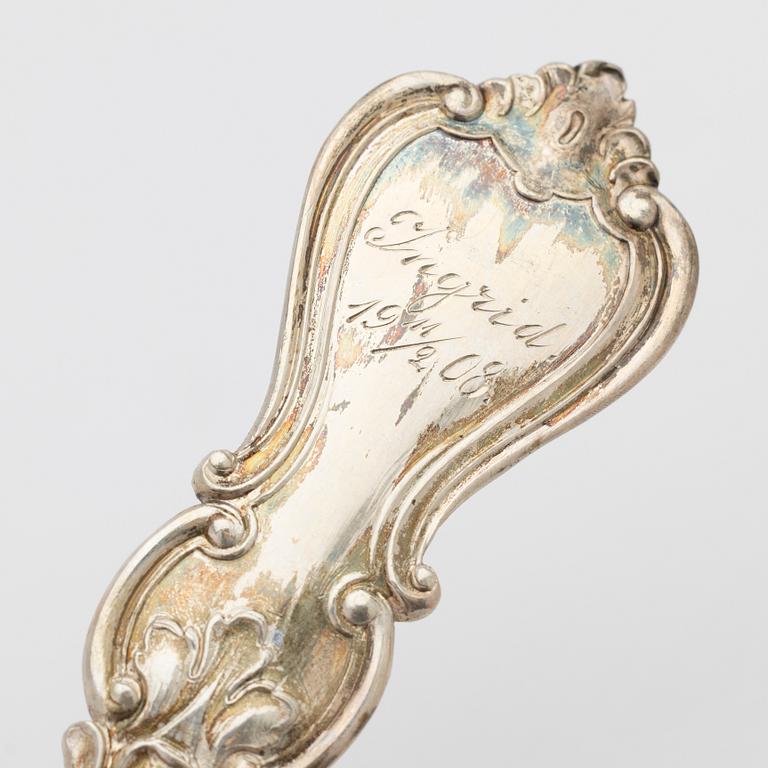 Tablespoons, 12, silver, “Olga”, Ludvig Axelson, Stockholm, 1900–1910.