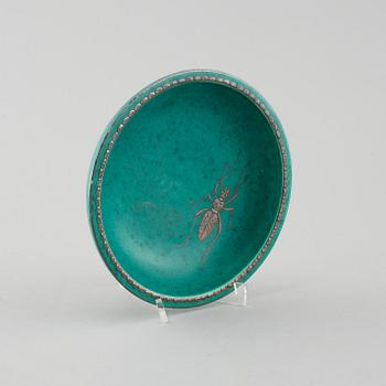An "Argenta" bowl, designed by Wilhelm Kåge for Gustavsberg 1935.