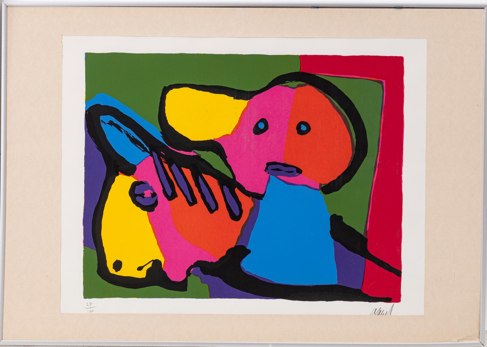 Karel Appel, Utan titel.